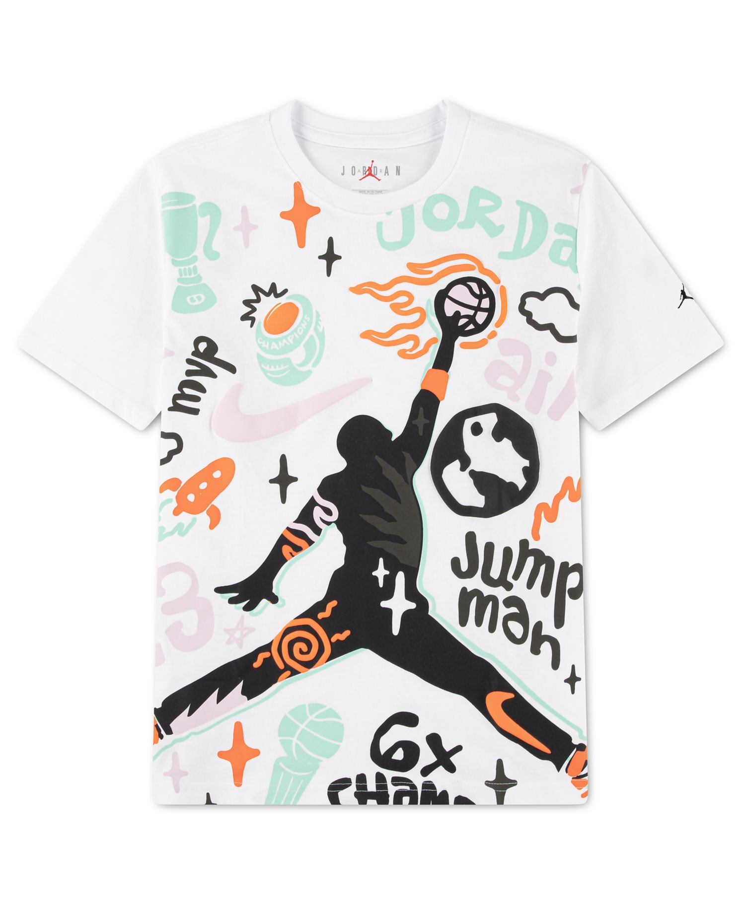 Boys' 8-20 Air Jordan World Tour Short-Sleeve T-Shirt
