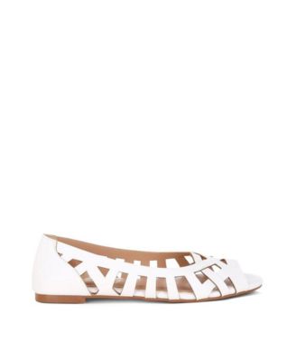 Women's Moira Woven Peep Toe Flats