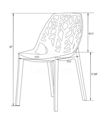 Modern Cornelia Dining Chair, Set of 2