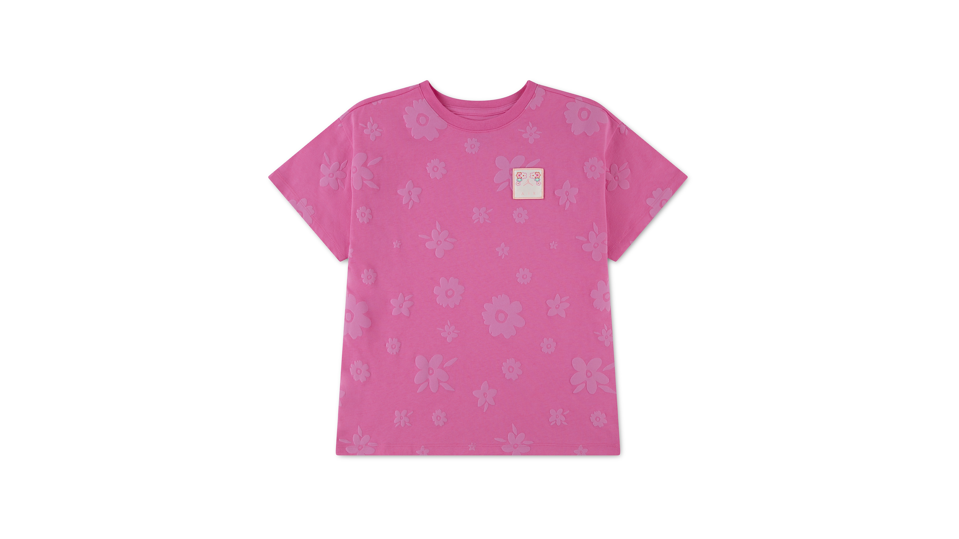 Jordan Girls' 7-16 Floral Short-Sleeve T-Shirt
