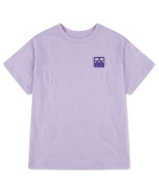 Girls' 7-16 Floral Short-Sleeve T-Shirt