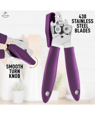 Heavy Duty Can Opener Wide Grip Smooth Edge Cut with Comfortable Grip