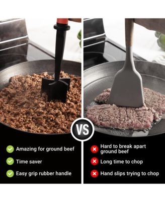 2 Pack Ground Beef Masher Chopper Tool Hamburger Meat Smasher