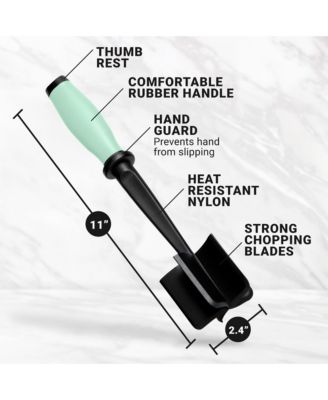 2 Pack Ground Beef Masher Chopper Tool Hamburger Meat Smasher