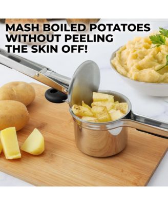 Premium Large 15oz Heavy Duty Stainless Steel Potato Ricer