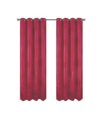 Helena Halo Foil Blackout Polyester Window Curtain Grommet Panel 52" x 84"