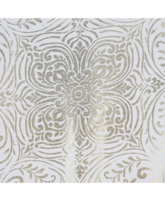 Helena Halo Foil Blackout Polyester Window Curtain Grommet Panel 52" x 84"