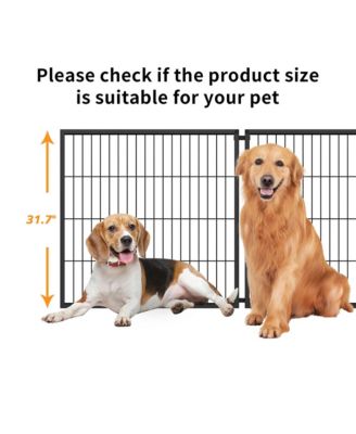 63.7" Large Dog Cage Kennel for Medium Dogs Puppy Playpen with Top, Indoor Pet Enclosure