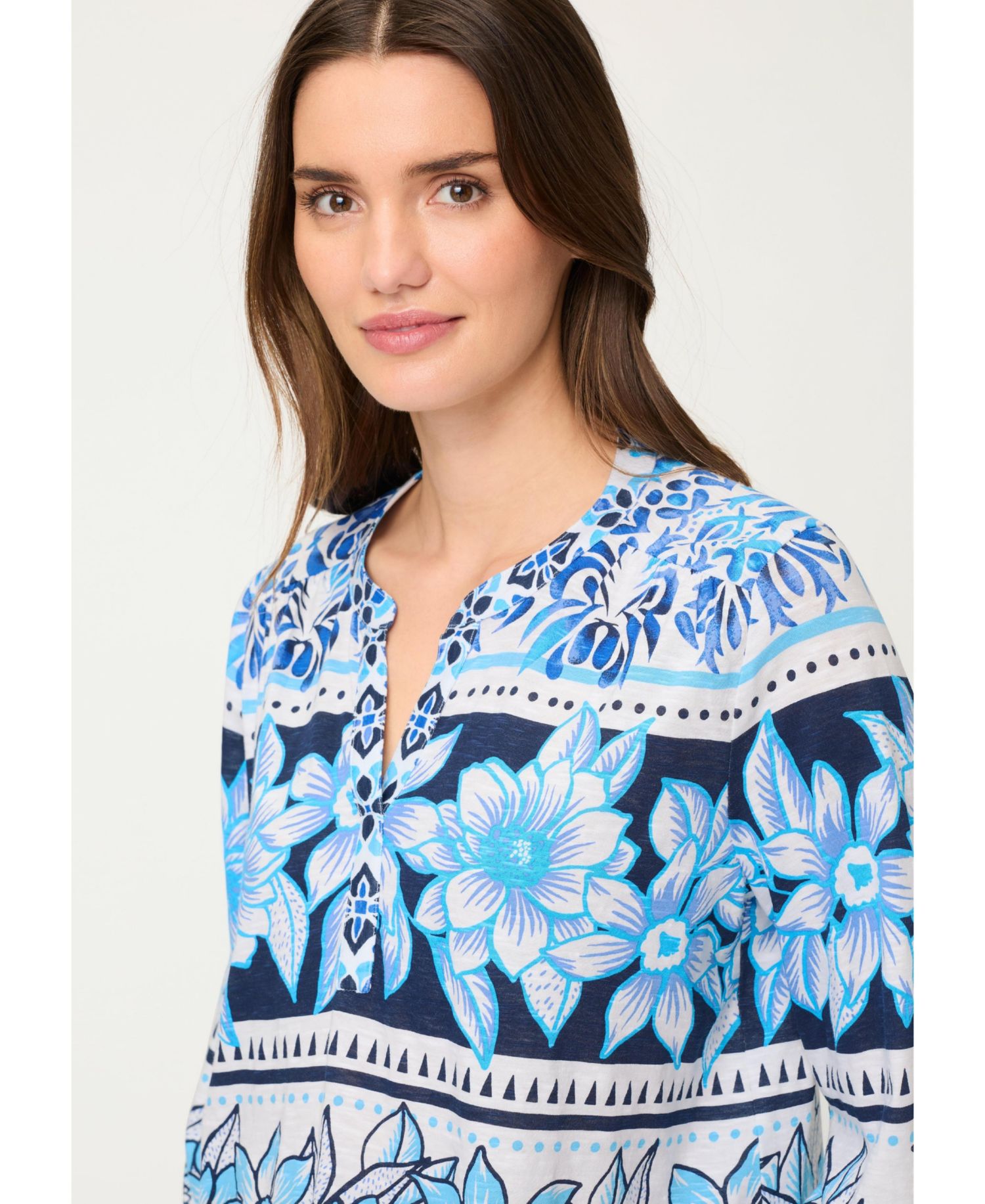 Women's Floral Panneaux T-Shirt