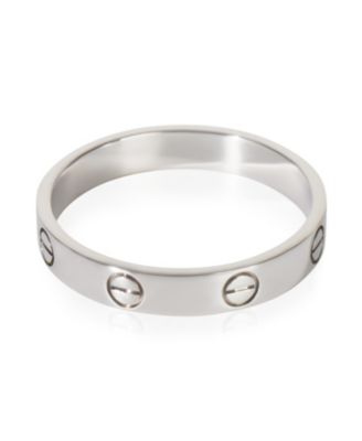 White Gold  Small Model Love Ring