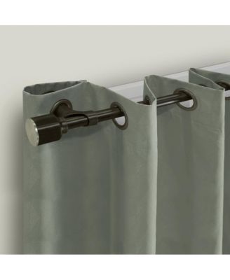 Patented Blackout Exclusive Curtain Rod Cap Finial Extendable