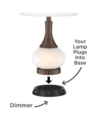 Brighton 27.25" Tall Rustic Farmhouse Table Lamp with and USB Base