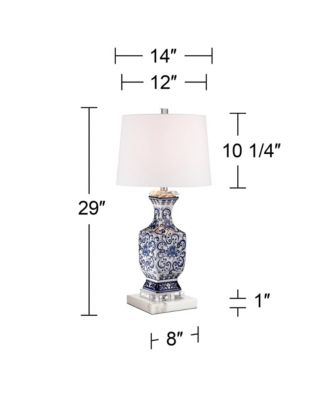 Iris 28" Tall Asian Inspired Table Lamp