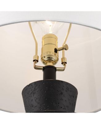 Fiona 24 1/2" High Mid Century Modern 3-Way Table Lamps Set of 2 USB Port Metal Living Room Charging