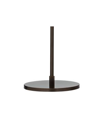 Modern Arc Floor Lamp with USB Charging Port 69" Tall Bronze Drum Shade Adjustable Arm Living Room