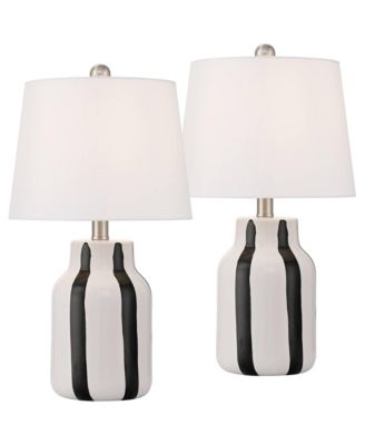 Cookies and Cream 20 1/2 High Table Lamp Set of 2