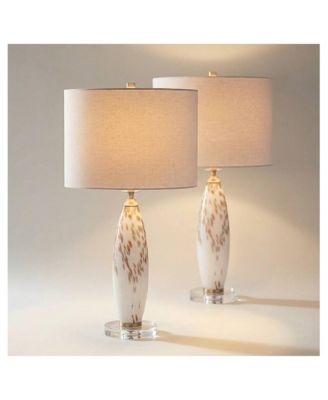 Melina 27 1/2" High Glass Table Lamp Set of 2