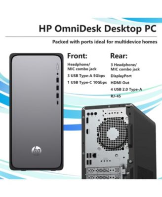 OmniDesk Premium Tower Desktop Intel Core i7 14700 16GB RAM Intel UHD Graphics 256GB SSD Storage Windows 11 Home