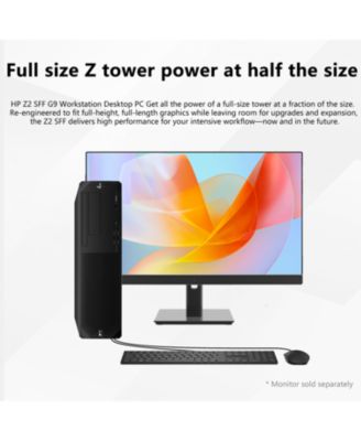 Z2 Workstation Desktop Intel Core i7 64GB RAM Intel UHD Graphics 1TB SSD Storage Windows 11 Pro