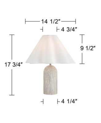 Demi High Marbleized Metal Accent Table Lamp with Dimmer