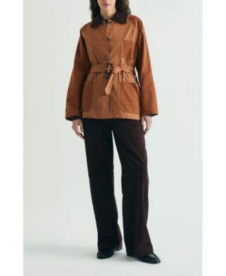 Women's Two-Tone Waxed Jacket