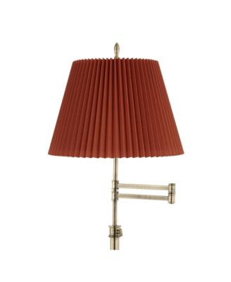 Westbury Modern 70" Tall Standing Floor Lamp Height Metal Brass Finish Pleated
