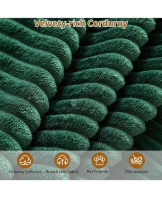 137" Cloud Boneless Sectional Sofa, U-Shaped Modular Couch with Chaise, Corduroy, No Assembly