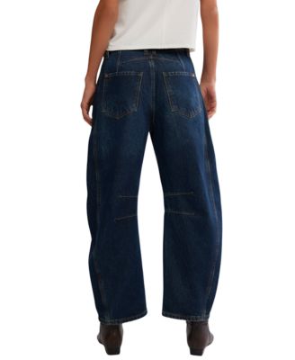 Women's Relaxed-Fit Mid-Rise Barrel Jeans