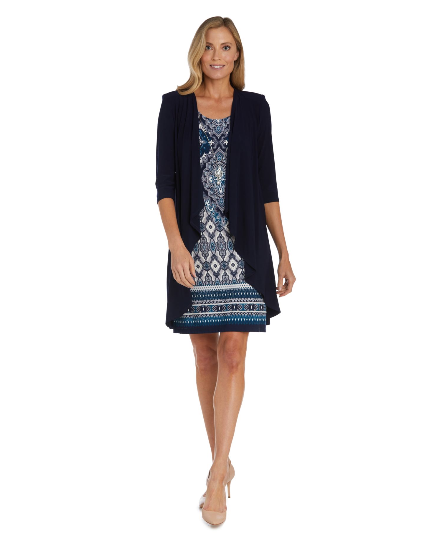 Petite Daytime Printed Jacket Dress