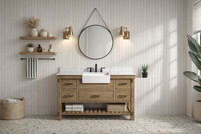 Marina 48" Bathroom Vanity Weathered Fir