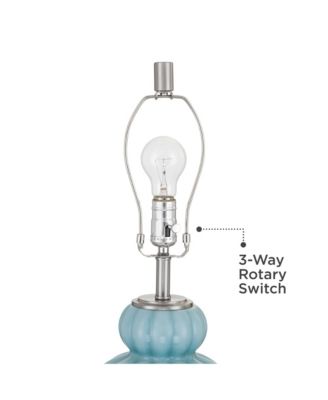 Leros 27 1/2" High Glass Gourd Table Lamp