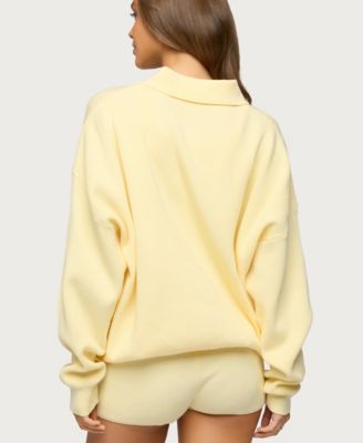 Women's Lorie Oversized Knit Polo Sweater