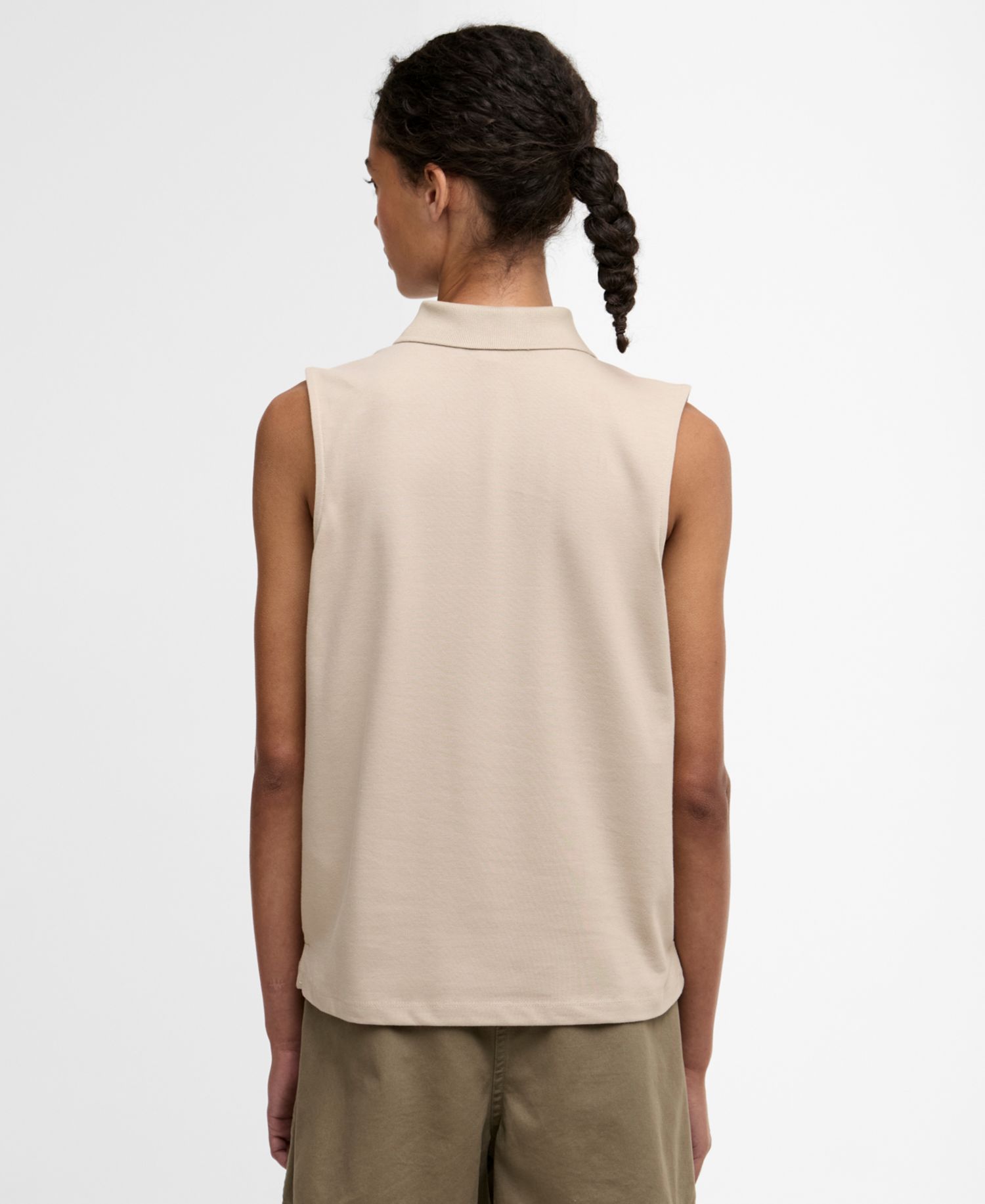 Women's Bowford Ribbed Collar Polo Top