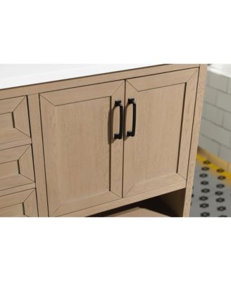 Venice 72" Bathroom Vanity Oak