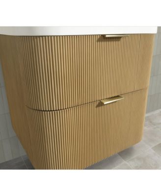 Chantal 24" Floating Bathroom Vanity Oak