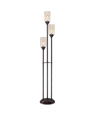 Modern Industrial Tree Floor Lamp with USB Port 66" Tall