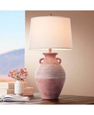Sierra 30" Tall Jug Large Southwest Farmhouse Rustic End Table Lamps Set of 2