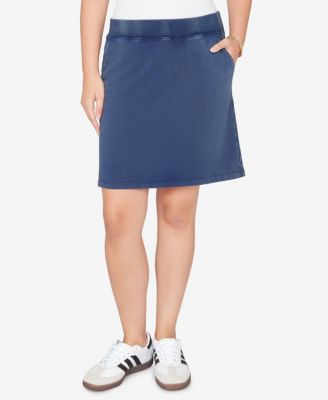 Petite French Terry Pull-On Skort