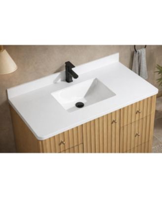 La Jolla 42" Bathroom Vanity Washed Oak