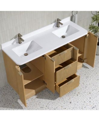 Calamigo 60" Bathroom Vanity Oak