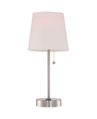 Justin Modern Accent Table Lamps 18" High Set of 2 with USB Charging Port and Table Top Dimmers for Bedroom Home Desk