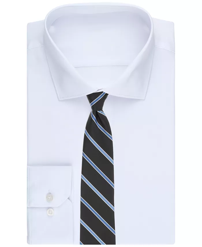 Men's Renzo Stripe Pattern Tie - thumbnail 3