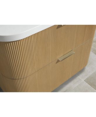 Chantal 30" Floating Bathroom Vanity Oak