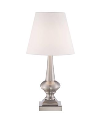 Modern Desk Table Lamp 19" High Brushed Steel