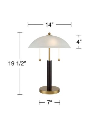 Orbital 19.5" High Small Mid Century Modern Accent Table Lamps Set of 2