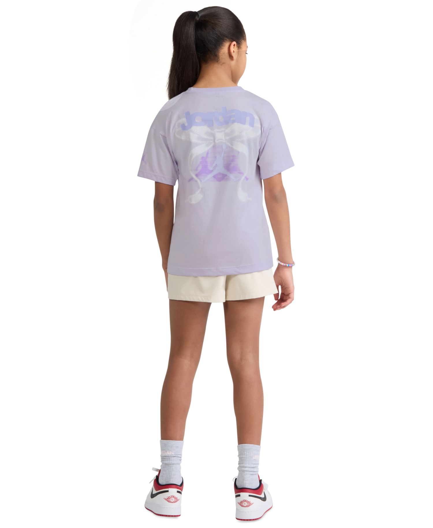 Girls' 7-16 Bow Short-Sleeve T-Shirt