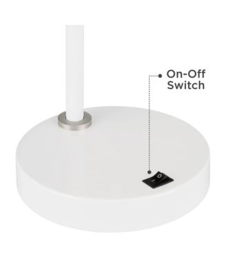 Chase 23" High Small Modern Desk Lamps Set of 2 USB Port Metal Home Office Living Room Charging Bedroom Bedside