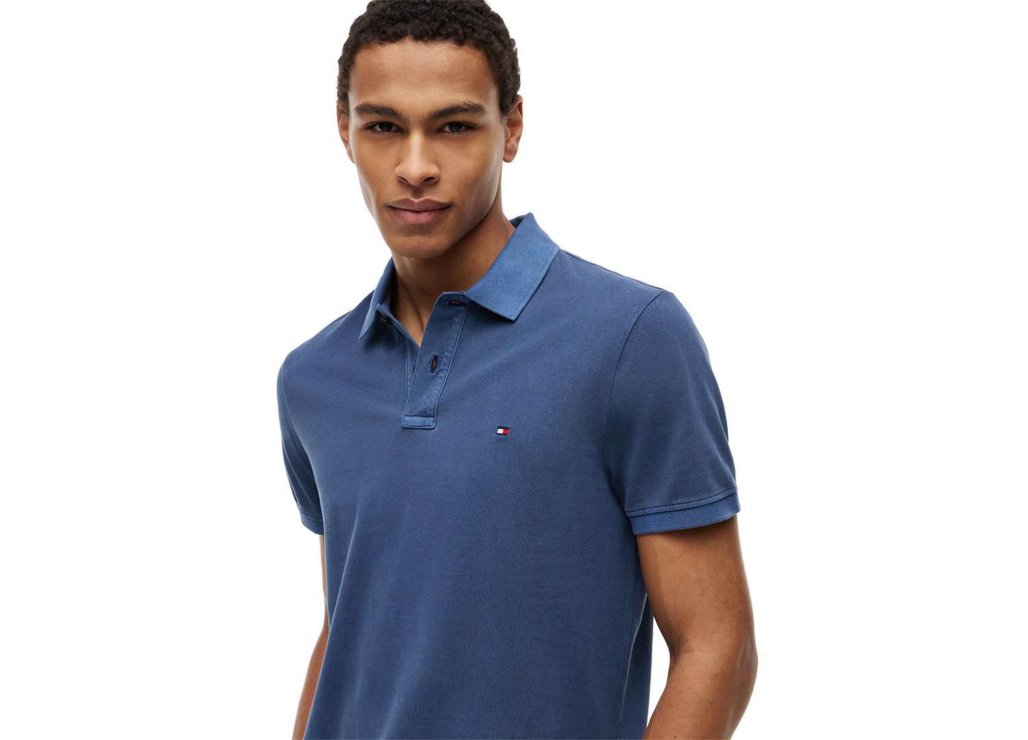 Men's Short-Sleeve Garment-Dyed Polo Shirt
