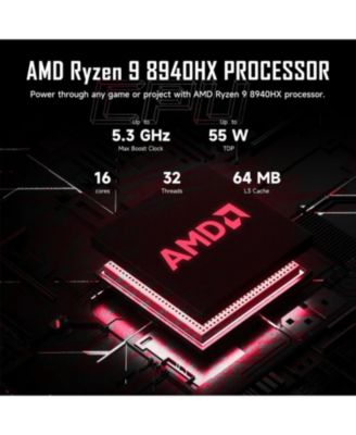 Omen 16.1" Traditional Laptop AMD Ryzen 9 64GB RAM NVIDIA GeForce RTX 5070 2TB SSD Storage Windows 11 Home 240Hz