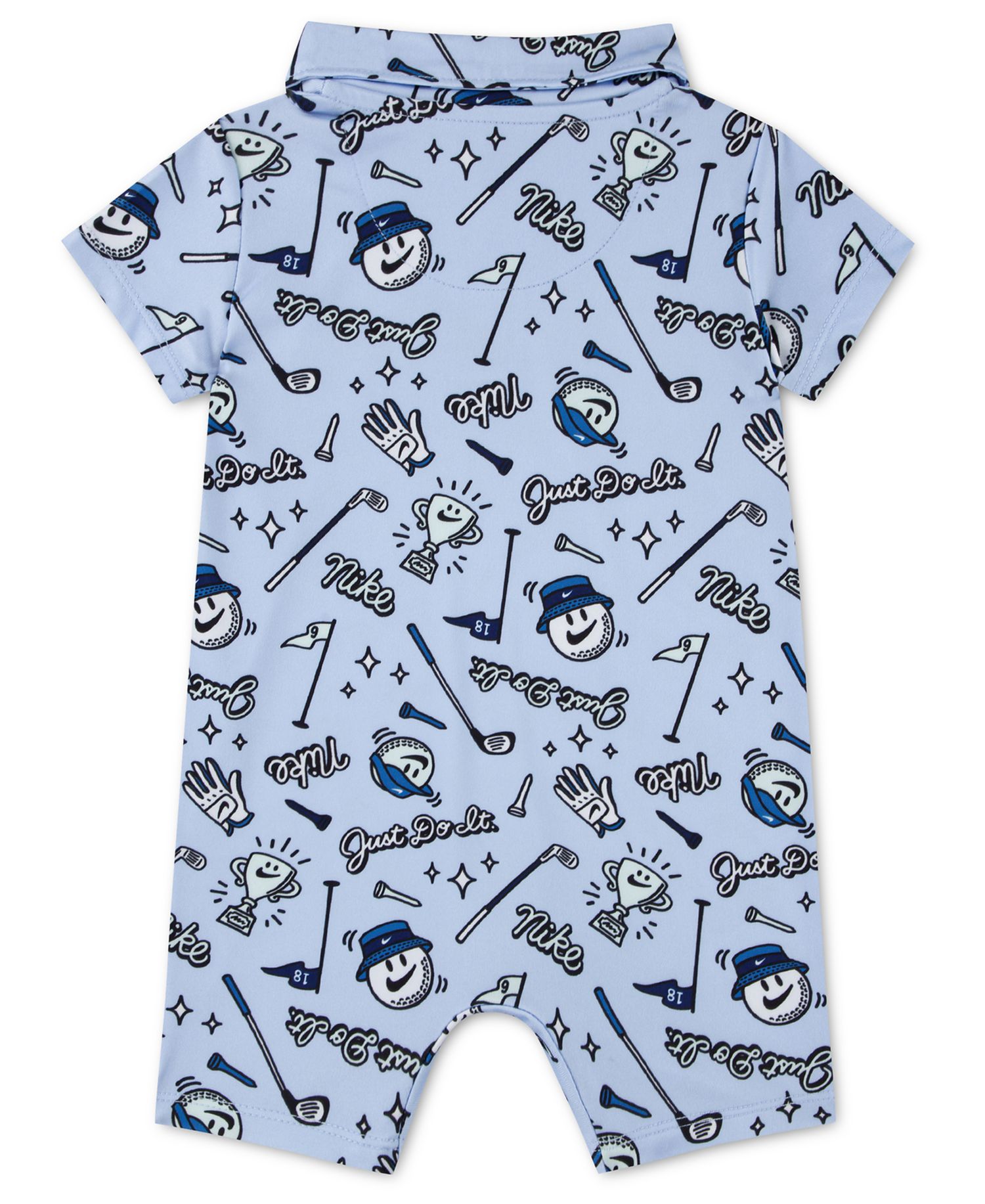 Baby Boys' Polo Golf Print Romper